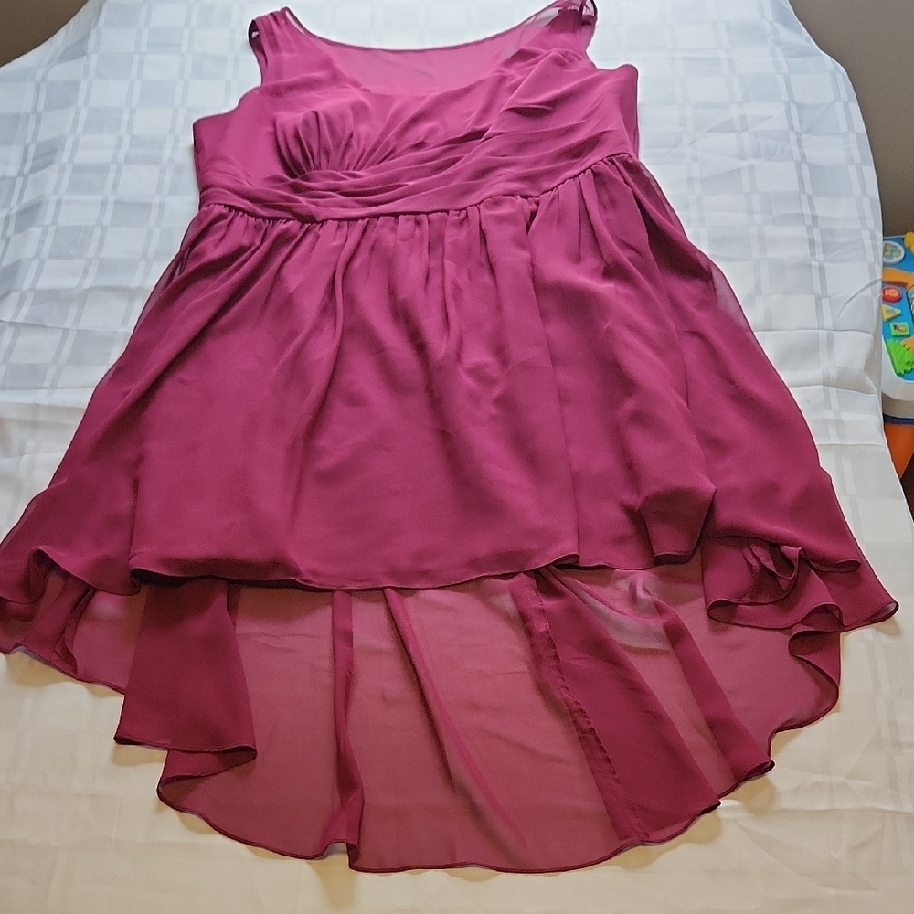 Elegant Sleeveless Pink Dress